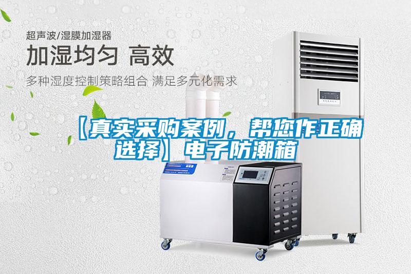 【真实采购案例，帮您作正确选择】电子防潮箱