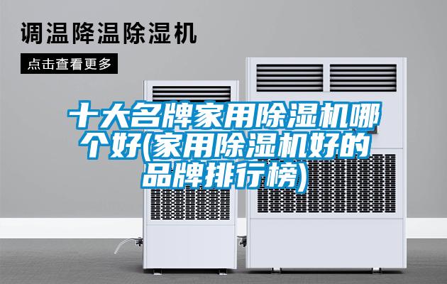 十大名牌家用除湿机哪个好(家用除湿机好的品牌排行榜)