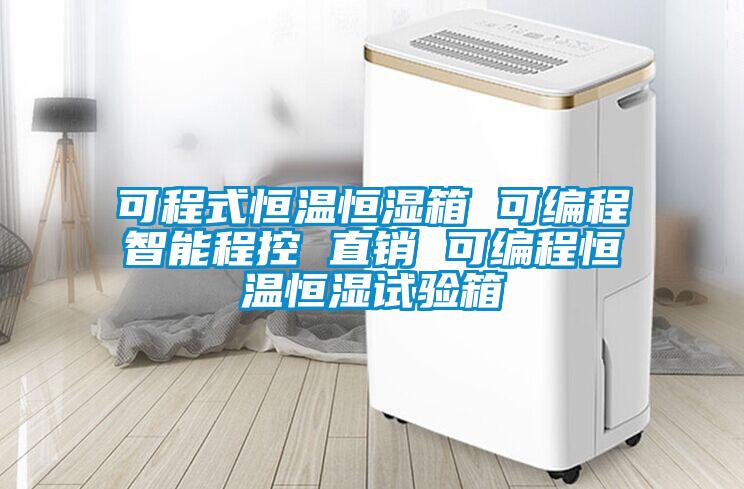 可程式恒温恒湿箱 可编程智能程控 直销 可编程恒温恒湿试验箱