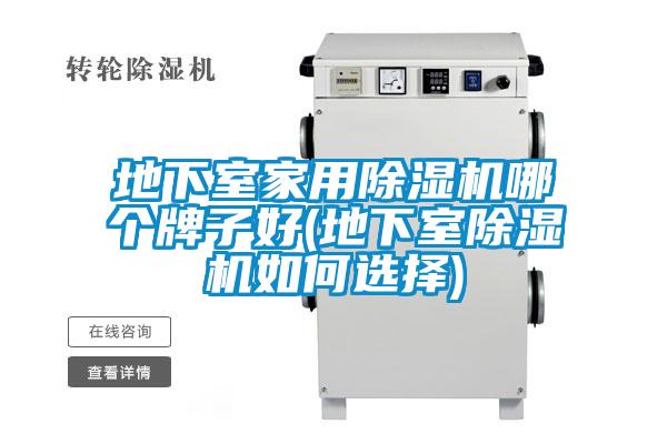 地下室家用除湿机哪个牌子好(地下室除湿机如何选择)