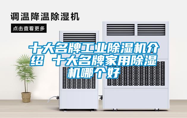 十大名牌工业除湿机介绍 十大名牌家用除湿机哪个好