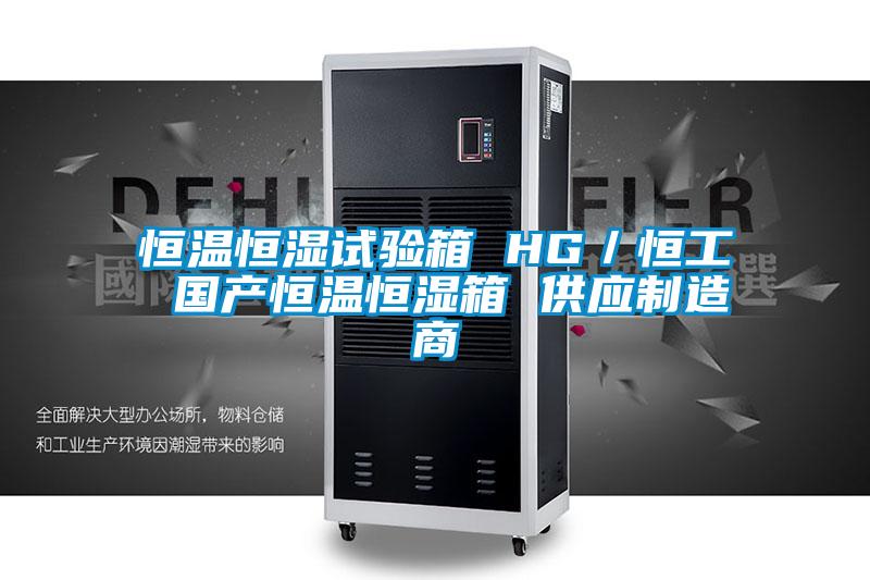 恒温恒湿试验箱 HG／恒工 国产恒温恒湿箱 供应制造商