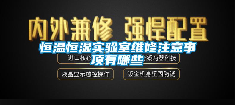 恒温恒湿实验室维修注意事项有哪些