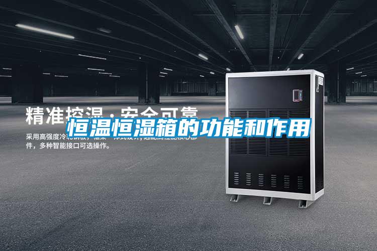 恒温恒湿箱的功能和作用