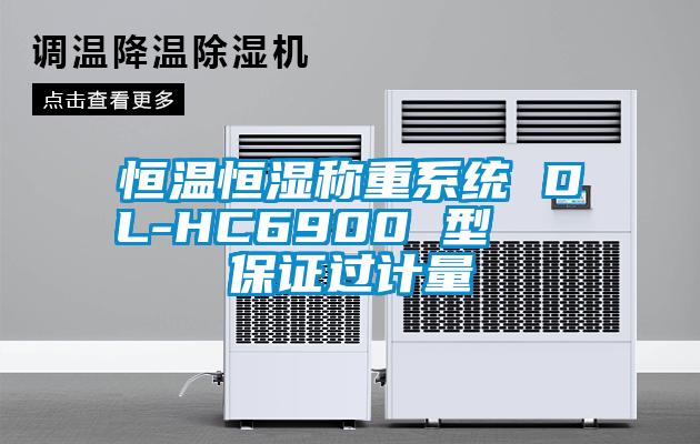 恒温恒湿称重系统 DL-HC6900 型   保证过计量