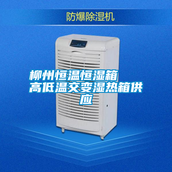 柳州恒温恒湿箱   高低温交变湿热箱供应