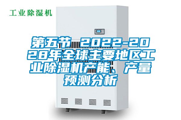 第五节 2022-2028年全球主要地区工业除湿机产能、产量预测分析