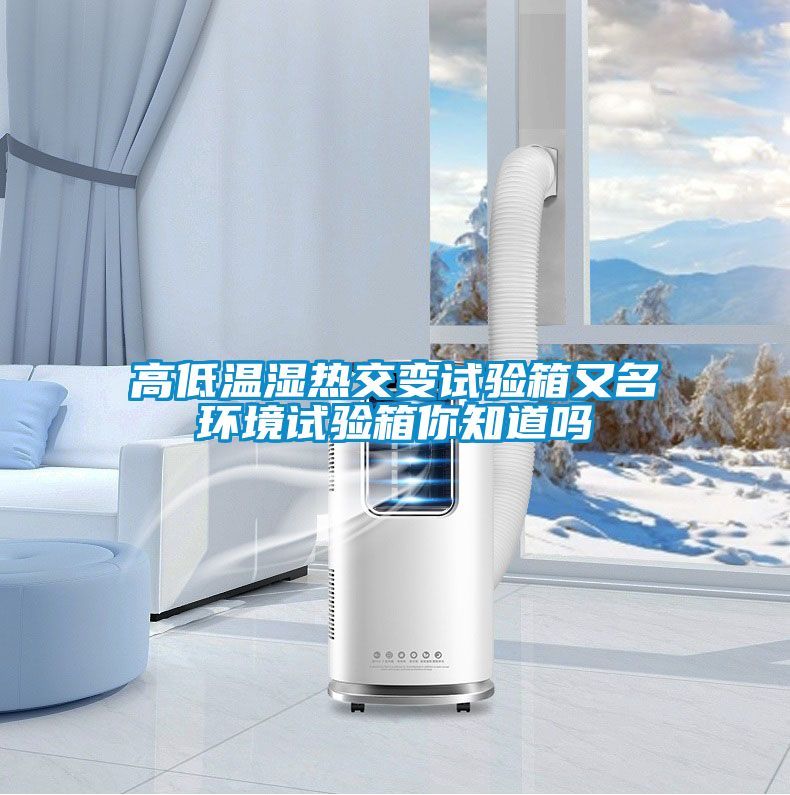 高低温湿热交变试验箱又名环境试验箱你知道吗