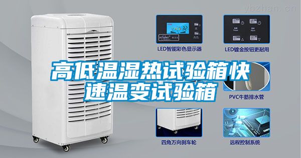 高低温湿热试验箱快速温变试验箱