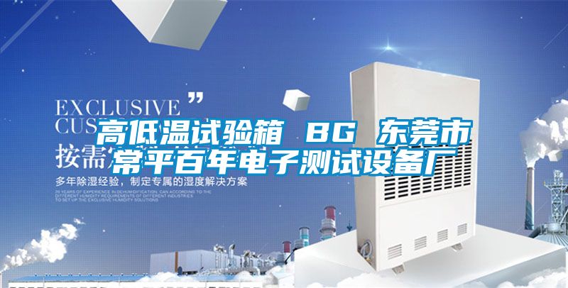 高低温试验箱 BG 东莞市常平百年电子测试设备厂